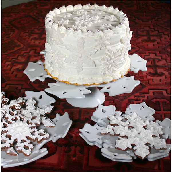 Snowflake Cake Stand